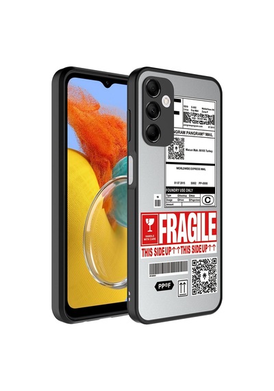 Samsung Galaxy Uyumlu M14 Kılıf Aynalı Desenli Kamera Korumalı Parlak Zore Mirror Kapak