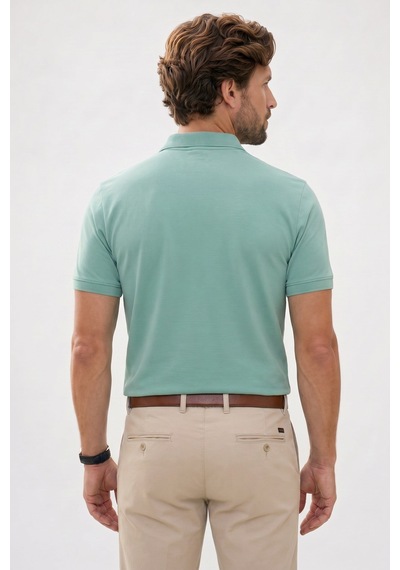 Tudors Erkek Slim Fit Dar Kesim Premium Seri %100 Pamuk Yumuşak Dokulu Merserize Yeşil Polo Yaka Tişört -50930 Tudors Erkek Slim Fit Dar Kesim Premium Seri %100 Pamuk Yumuşak Dokulu Merserize Yeşil Polo Yaka Tişört -50930
