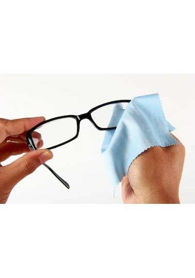 Yüksek Kaliteli Kaşmir İpliğinden Üretilmiş Temizleme Bezi Gözlük Temizleme Bezi Ekranlar, Tabletler İçin, 4 Adet, 15 X 18 Cm Turkuaz