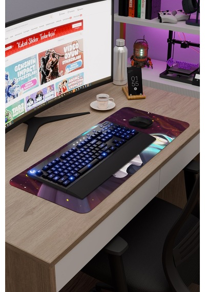 Fire Force Anime V2 - 70x30 Xl Gaming Kauçuk Kaymaz Taban Mouse Pad Fare Altlığı