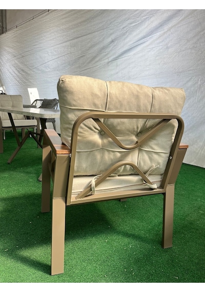 Tu Tienda Nergiz Model Bal Köpüğü Metal Renk- 2 1 1 Masa Bahçe Balkon Mobilyası,vizon Sütlü Kahve Tu Tienda Nergiz Model Bal Köpüğü Metal Renk- 2 1 1 Masa Bahçe Balkon Mobilyası,vizon Sütlü Kahve