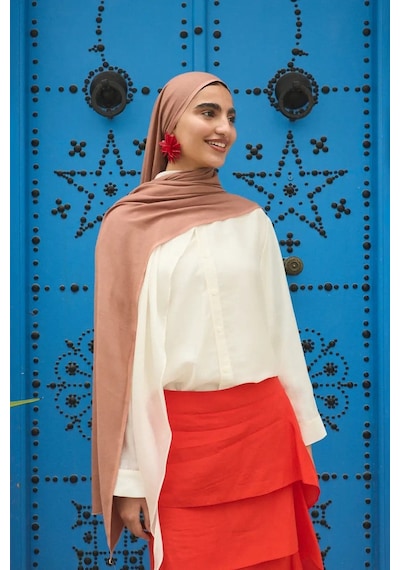 Deserto Fashion Tencel Şal-3645 Çok Renkli