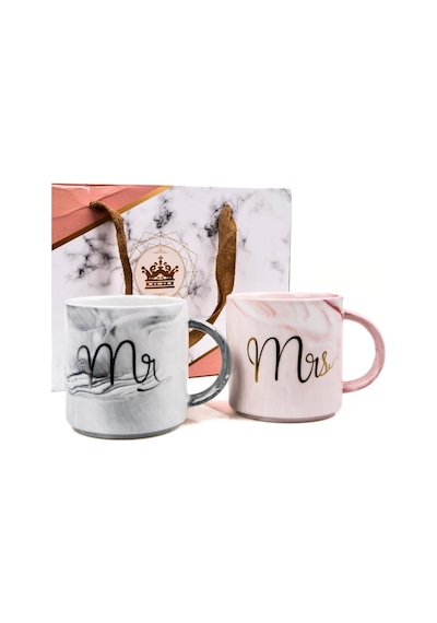 Mukko Home Lüks Mermer Desenli Mr & Mrs 2'li Porselen Kupa Seti 400 Ml, Hediyelik Kutulu,çok Renkli Beyaz - Çok Renkli Mukko Home Lüks Mermer Desenli Mr & Mrs 2'li Porselen Kupa Seti 400 Ml, Hediyelik Kutulu,çok Renkli Beyaz - Çok Renkli