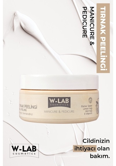 W-Lab Cosmetics Manikür Pedikür Tırnak Peelingi 250 ML