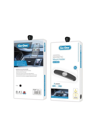Araç İçi Telefon Tutucu Go Des GD-HD929 Magnetik Düz Zemin Telefon Tutacağı