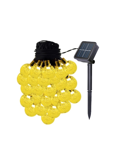 Borayris Güneş Enerjili Solar Dekoratif 9 Metre Sarı Renkli 50 Kristal Küre Top Led Dış Mekan Bahçe Ve Balkon Aydınlatması Borayris Güneş Enerjili Solar Dekoratif 9 Metre Sarı Renkli 50 Kristal Küre Top Led Dış Mekan Bahçe Ve Balkon Aydınlatması