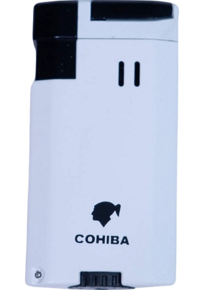 Cohiba Çift Torch Pürmüz Beyaz Puro Çakmağı - Tr8933