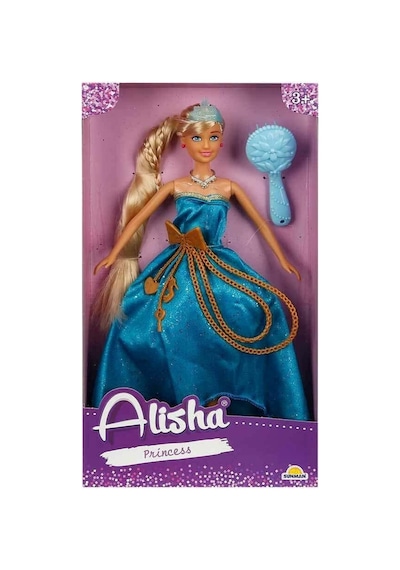 0835 Sun-rst-sıs-mnk Alisha Prenses Uzun Saçlı Aksesuarlı Bebek Set 29 Cm 3renk -sunman - Ltgl-898131 1 Adet