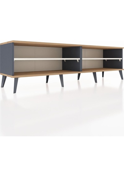 Hyperion Tv Ünitesi 2 Raflı 176x44x51 Antrasit-çam/aytaşı Atlas Çam/aytası Hyperion Tv Ünitesi 2 Raflı 176x44x51 Antrasit-çam/aytaşı Atlas Çam/aytası