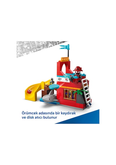 LEGO® ǀ Marvel Spidey ve İnanılmaz Arkadaşları Spidey Korsan Gemisi 11208 - 4 Yaş ve Üzeri Çocuklar için Oyuncak Yapım Seti (201P)