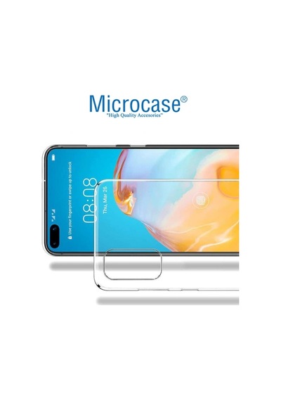 Microcase Huawei P40 Ince 0.2 Mm Soft Silikon Kilif + Cam(Seç) 434140995