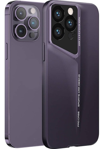 Apple Uyumlu  iPhone 14 Pro Kılıf Ultra İnce Kamera Korumalı Sert Rubber Htstore Procase Kapak
