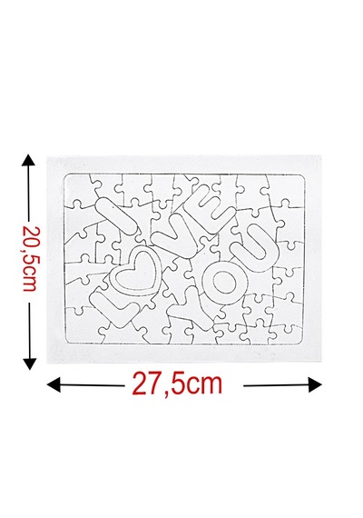 Kişiye Özel - Love Puzzle İstediğiniz Renkler