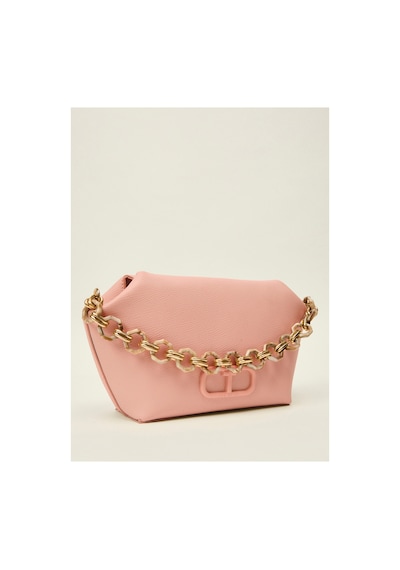 Ted Baker Nokta Baskılı Zincir Askılı Deri Clutch Pudra