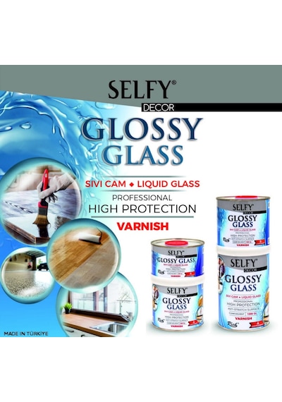 Glossy Glass Sıvı Cam 750 Gram
