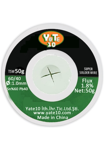 Yate10 50g 60/40 1mm Lehim Teli