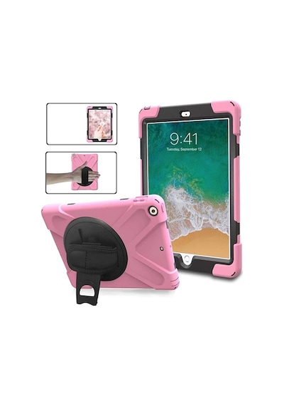 Apple iPad Uyumlu, Pro 10.5 3 Katmanlı Standlı Zırh Kılıf/shockproof Case- 5775