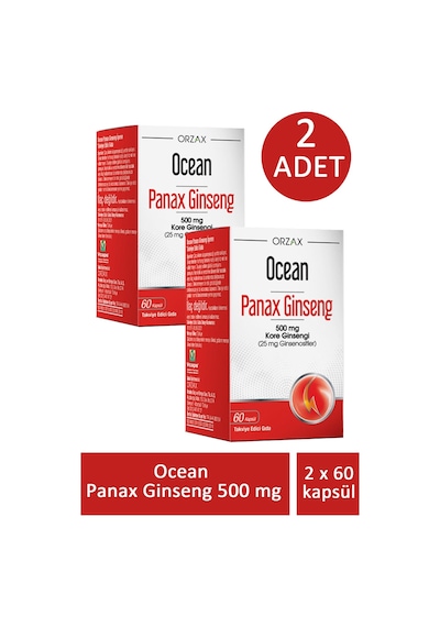Ocean Panax Ginseng 500 MG 2 x 60 Kapsül