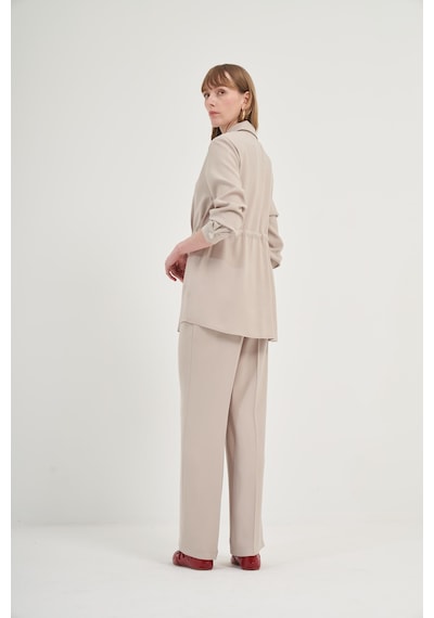 FTZ Women Ftz Pantolonlu Takım Taş 31031 Taş