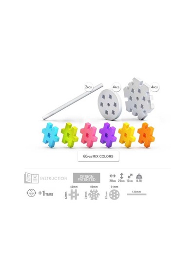 Meli Maxi Constructor 70 Parça Blok Seti 50420
