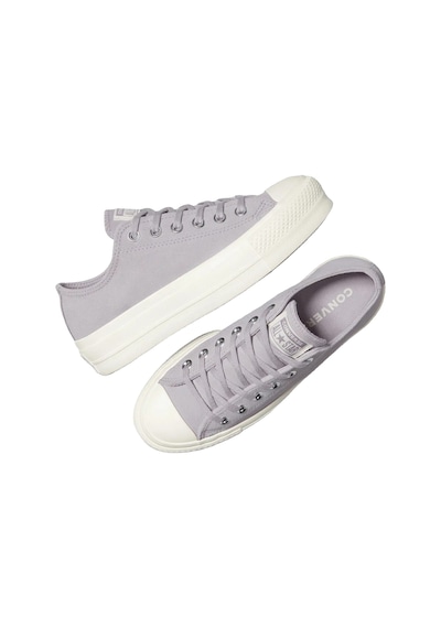 Converse Converse Chuck Taylor All Star Lift Platform Colorful Suede Erkek Günlük Ayakkabı 44002 Mor