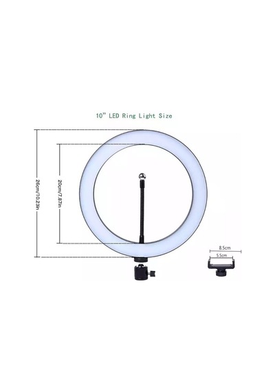 Ring Fill Light 10" Youtuber Video Kuaför Çekimleri için