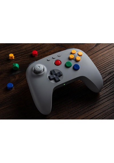 8bitdo 64 Bluetooth Controller 3d Analog Switch, Windows, Ve Android Uyumlu Gri