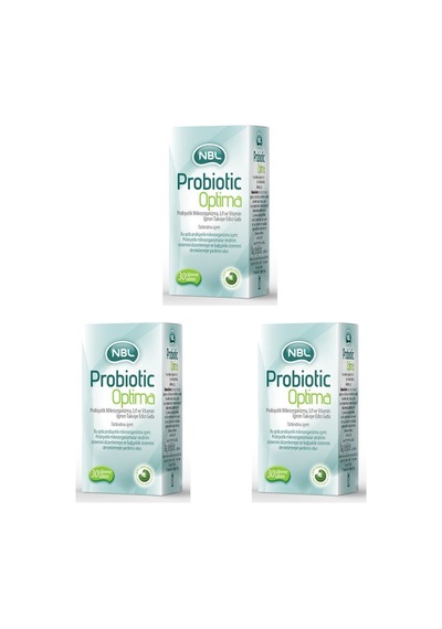 Nbl Probiyotik Optima 30 Çiğneme Tableti 3 Adet