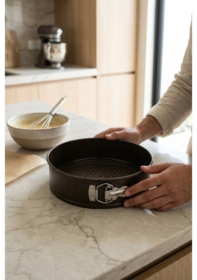 Cooker 20 Cm Kelepçeli Kek Kalıbı Ckr3562 Kahverengi