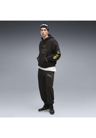 Puma Sport Street Relaxed Erkek Siyah Günlük Stil Eşofman Altı 69431901