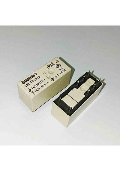 Emı-ss-206d 6v 8a 2c 8pın Goodsky Güç Röle 3 Adet