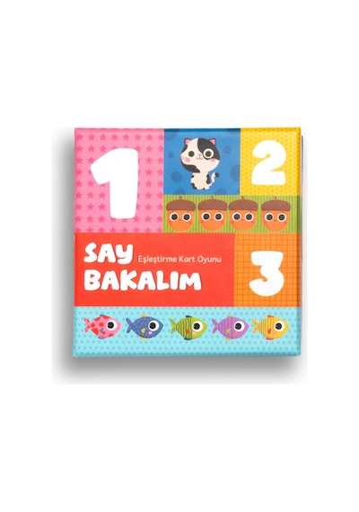 Melimelek Say Bakalım Eşleştirme Kart Oyunu