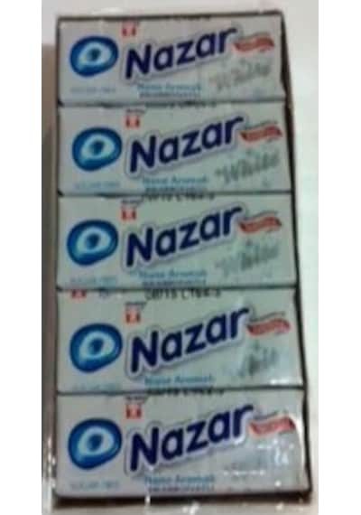 Nazar Karbonatlı 5'li Sakız 20 Adet