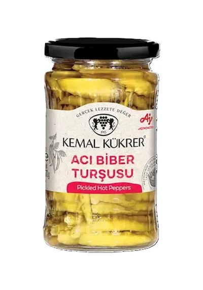 Acı Biber Turşusu Cam Kavanoz 360 Gr 12 Izgara