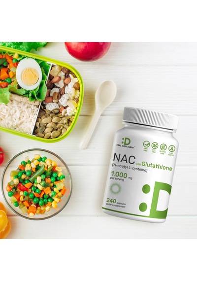 Deal Supplement N.a.c N-acetyl Cysteine With Reduced Glutathione 240 Capsules Aromasız