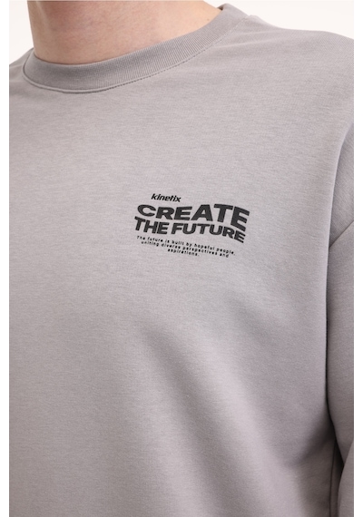 Kinetix Ml Create 16slg314 5fx Gri Erkek Sweatshirt Gri