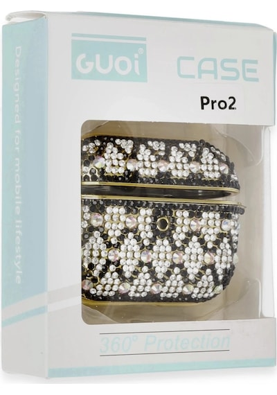 Newface - 602 - Airpods Pro 2 2.nesil Klor Taşlı Kılıf - - Edntrend - Desen 2