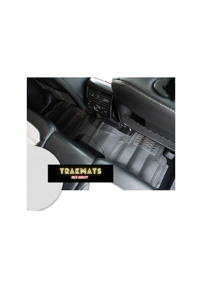 Trakmats Kyb25702 2010 Universal Oto Paspas Desenli Siyah Opel Combo Combi İle Uyumlu Açık Bej