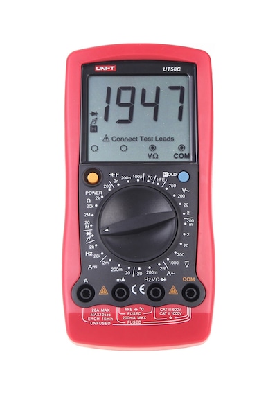 Unıt Ut58c Dijital Multimetre Ölçü Aleti