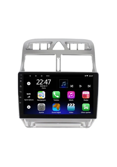 Celali Tuning Peugeot 307 2001-2008 Android 12 Carplay Navigasyon Multimedya - 4gb Ram 64gb Hdd