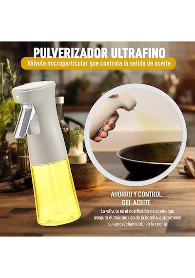 Püskürtme Yağ Spreyi Mutfak İçin Cam Yağ Dağıtıcısı, 240 Ml, Yağ Püskürtücüsü İnce Sis Spreyi, Sprey Dif Diğer