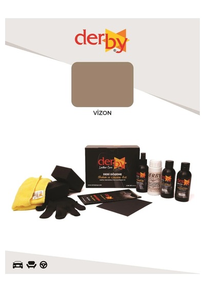 Derby Vizon Oto Torpido Plastik Trim Aksam Boyama 4 Lü Set