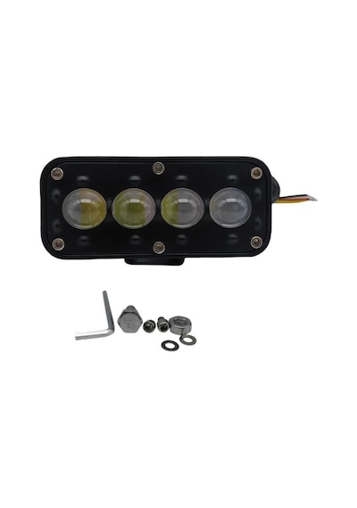 Offroad Sis Lambası Beyaz-sarı Gündüz Ledi Kırmızı / Lass383