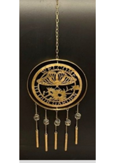 Fma-613 Metal Duvar Dekoru 30,5x3x96,5 Cm Şık Ev Aksesuarı Geometrik Minimal