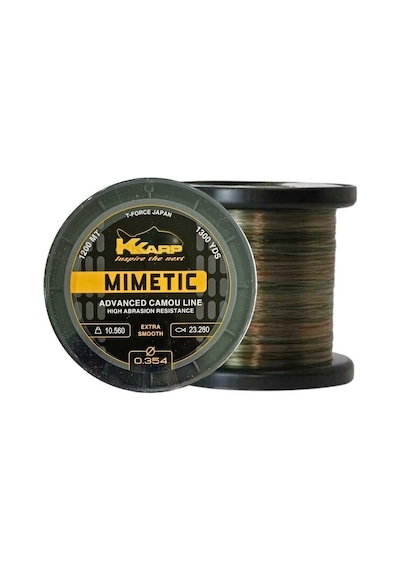 K-karp Mimetic 0.354mm 1200m Kamuflaj Sazan Misinası