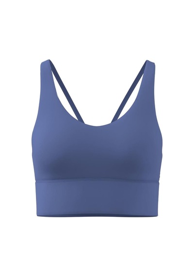 Adidas W 3ss Ess Ms Kadın Mavi Sporcu Sütyeni Hz0873