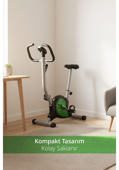 T-222 Kondisyon Bisikleti / Lcd Ekran Zaman-mesafe-hız-kalori-odometre / Ayarlanabilir Sele
