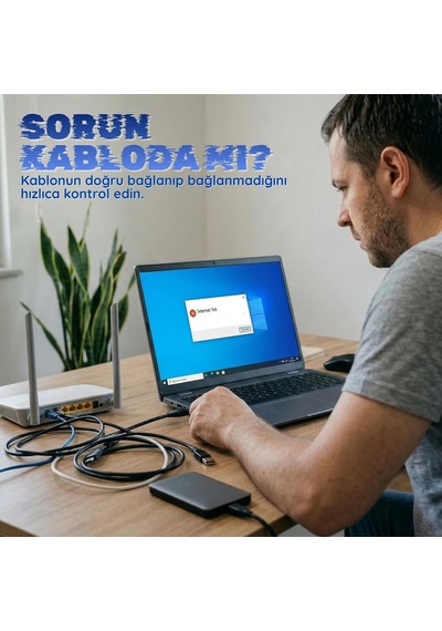 Network Kablo Tester Rj11 Rj45 İnternet Kablosu Kontrol Cihazı - Cat5/6/7/8 Ethernet Kablo Uyumlu - Ayrılabilir Remote Modül - Led Göstergeli Hatalı Bağlantı Tespiti - Hızlı/yavaş Mod