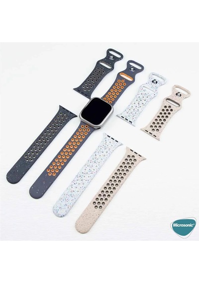 Apple Watch Series 8 45mm İçin Kordon Flame Circle Siyah Watch Series 8 45mm İle Uyumlu Kordon - Siyah Çok Renkli Apple Watch Series 8 45mm İçin Kordon Flame Circle Siyah Watch Series 8 45mm İle Uyumlu Kordon - Siyah Çok Renkli
