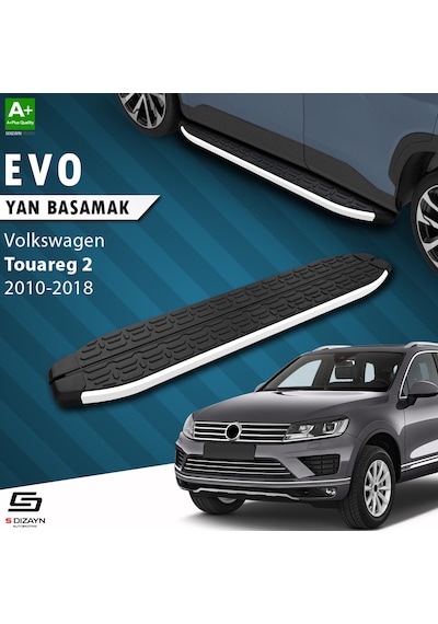 S-dizayn Vw Touareg 2 Evo Aluminyum Yan Basamak 193 Cm 2010-2018